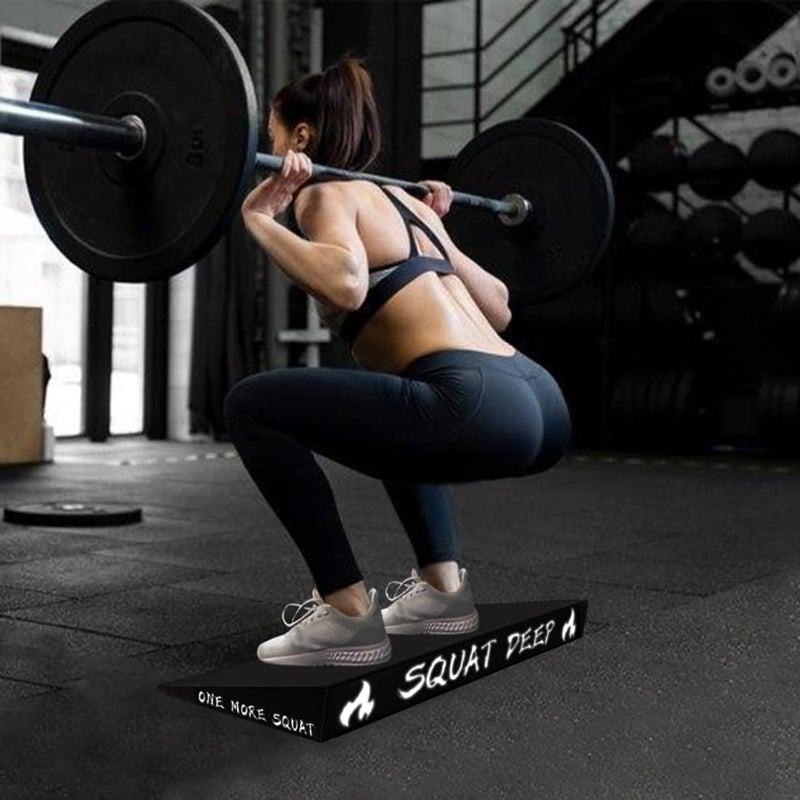 WINBOX Slant Board for Weightlifting and Calf Stretching - Non-Slip Heel Elevated Squat Wedge Block - Image 2